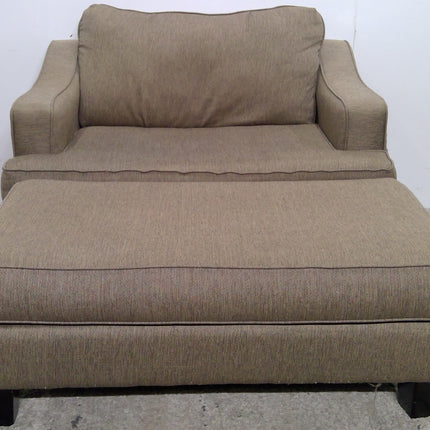 Chair and a Half with Ottoman