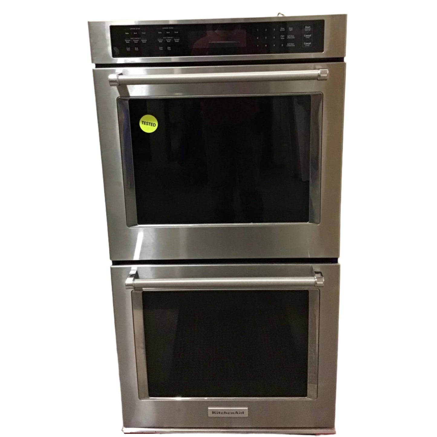 5.0-Cu. Ft. KitchenAid Self-Cleaning Stainless-Steel Double Oven