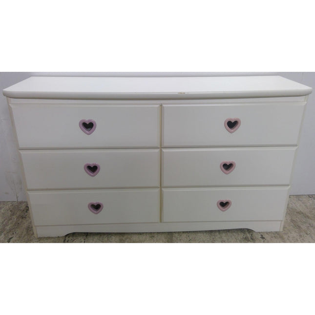 White Dresser with Mirror
