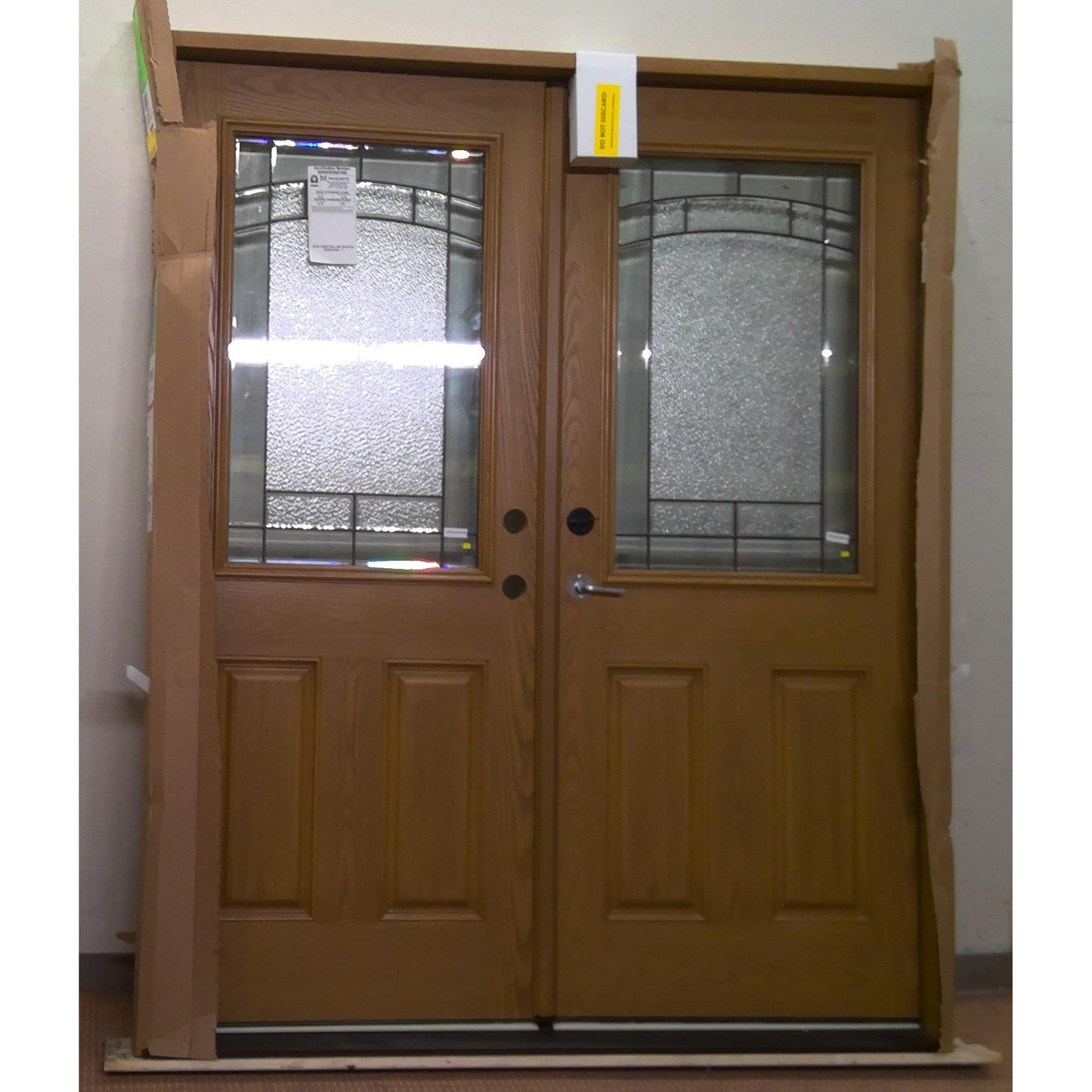 66" x 80" Prehung Fiberglass Double Door