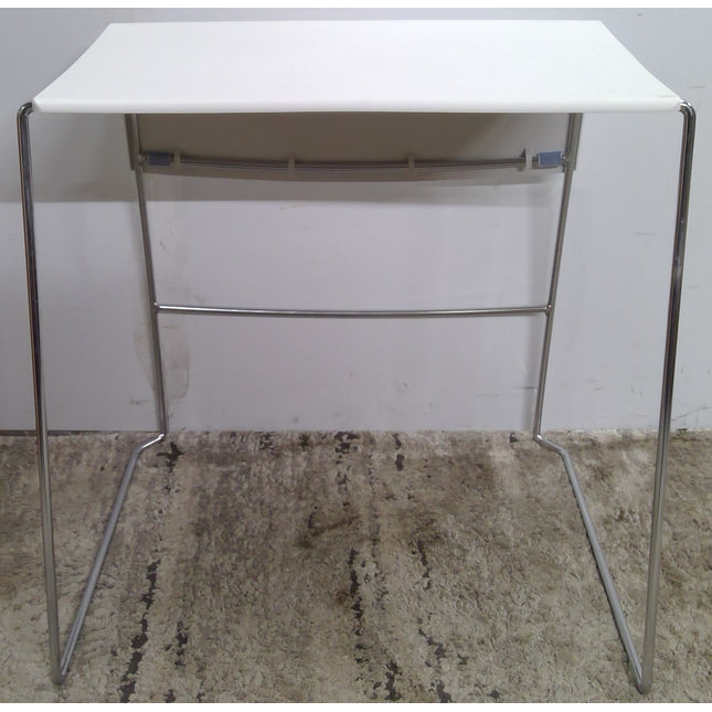 Compact White Desk