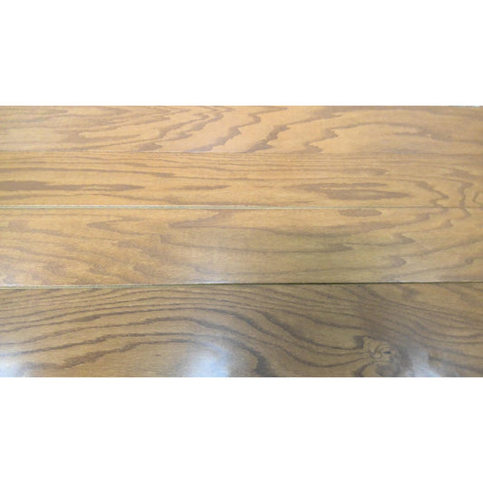30.5-Sq. Ft. of Engineered Wood Flooring in Oak Honeytone