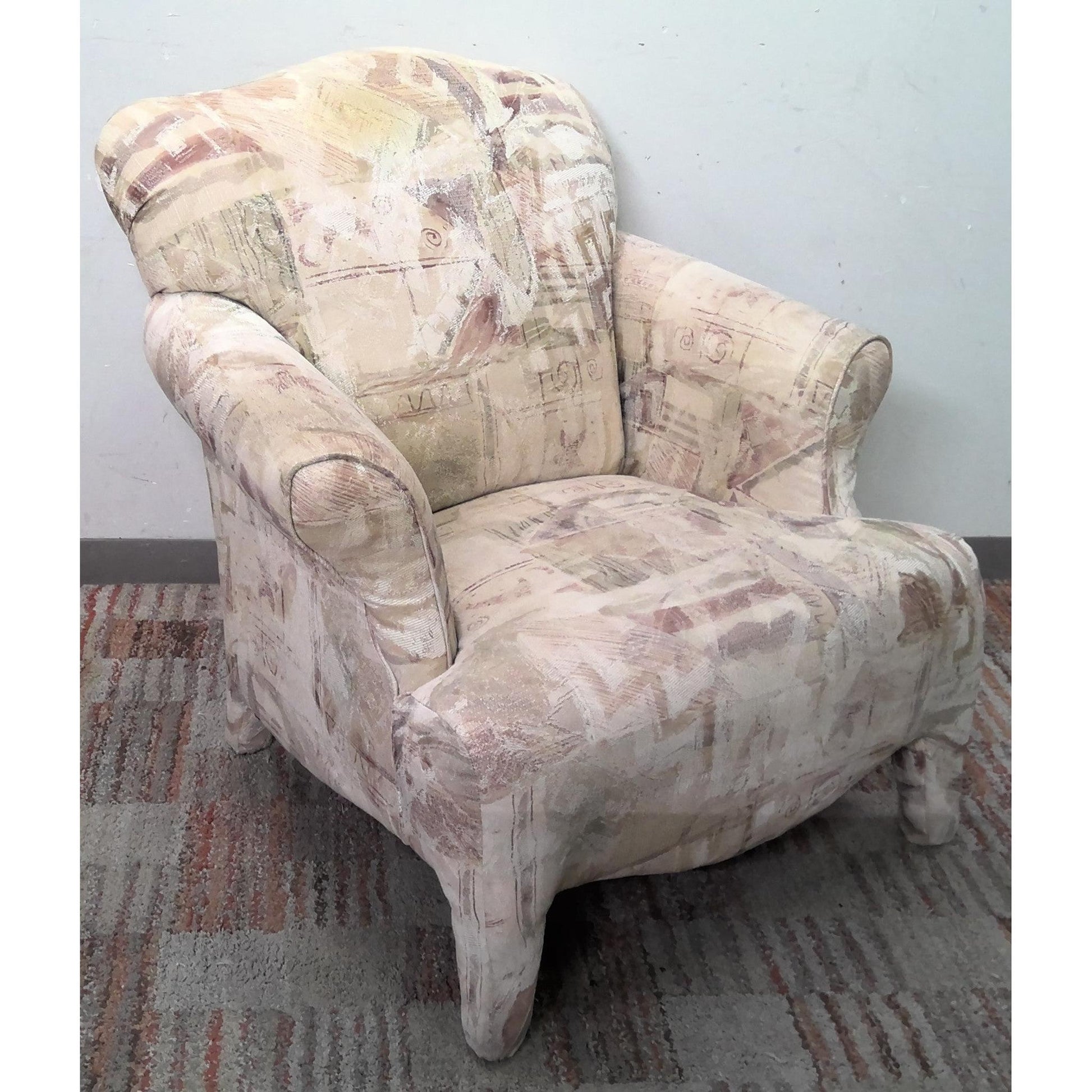Tan Pattern Chair