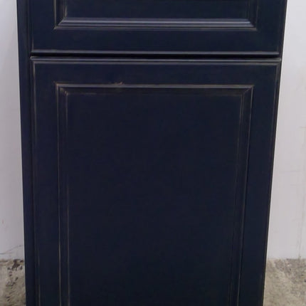 19" Blue Plywood Base Cabinet