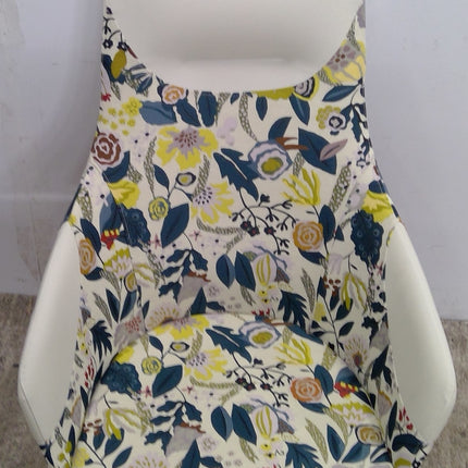 Swivel Floral Armchair