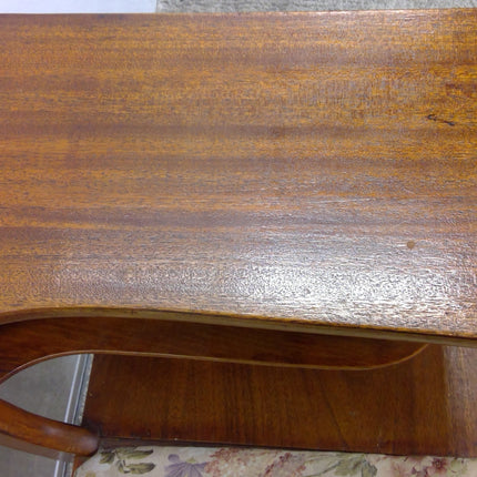 Vintage Wood Telephone Bench