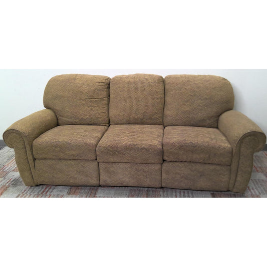 90" Brown Recliner Sofa