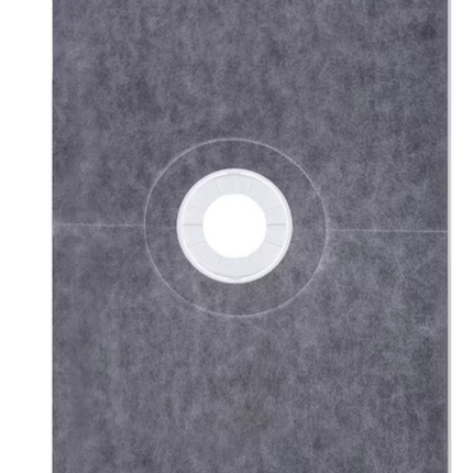 38 inx60 in Watertight Shower Curb Kit