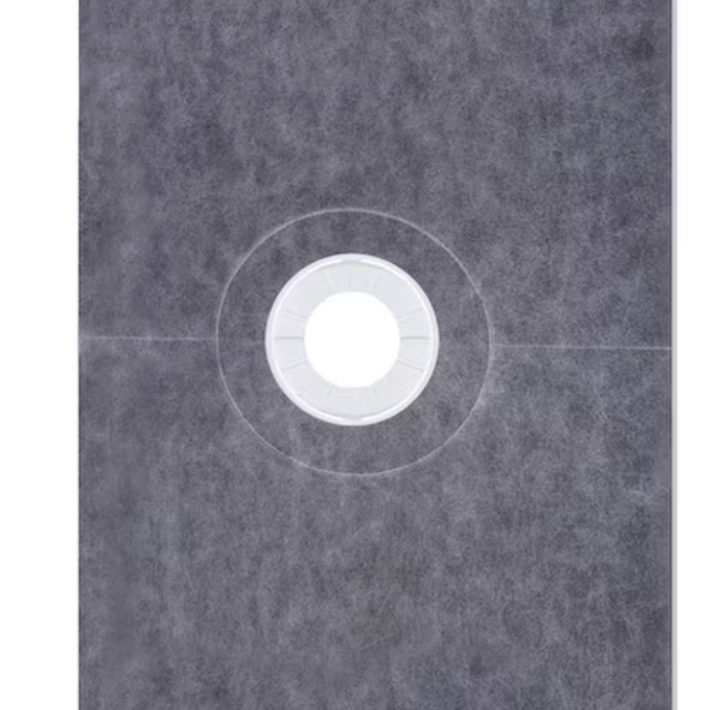 38 inx60 in Watertight Shower Curb Kit