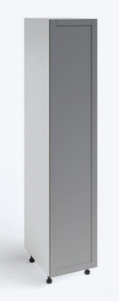 18" x 86" Gray Door Pantry Cabinet