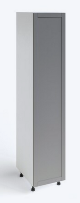 18" x 86" Gray Door Pantry Cabinet