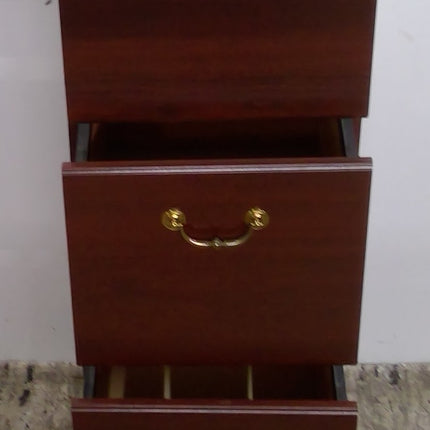 4-Drawer Wood File Cabinet