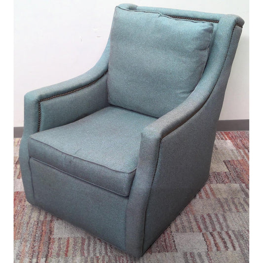 Green Swivel Armchair