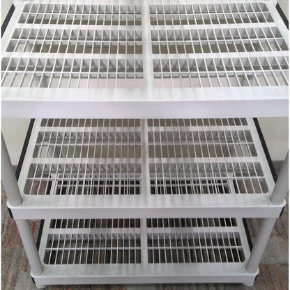 36" 5 Tier Multi-Purpose Plastic Garage Storage Shelving Unit