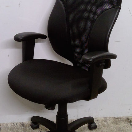 Black High Back Tilter Office Chair