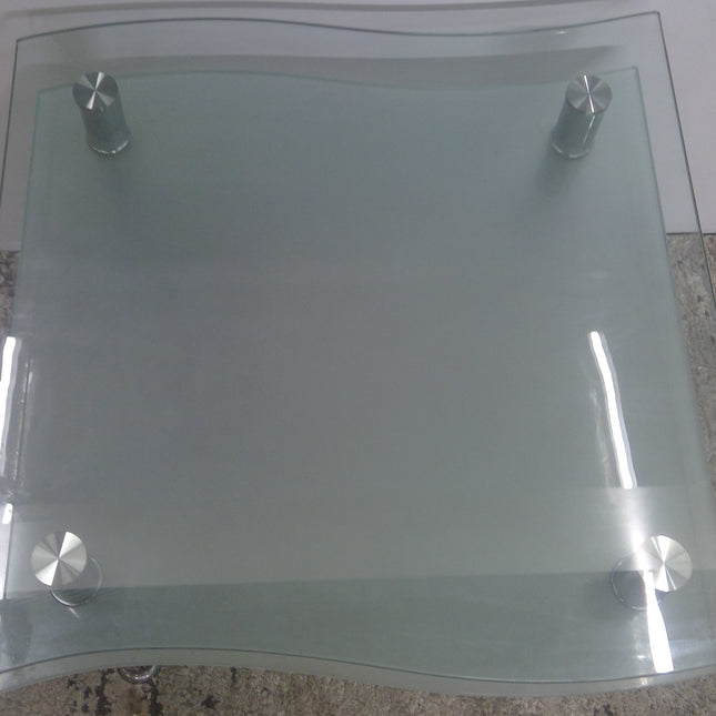 Glass Top End Table