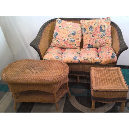 Wicker Furniture Set 6 Pieces