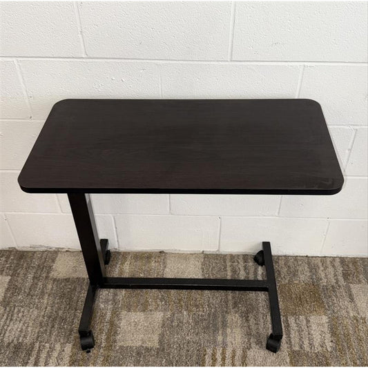 Adjustable Overbed Table on Wheels