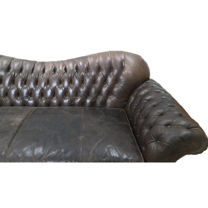 98" Leather Sofa