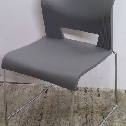 Gray Stacking Chair