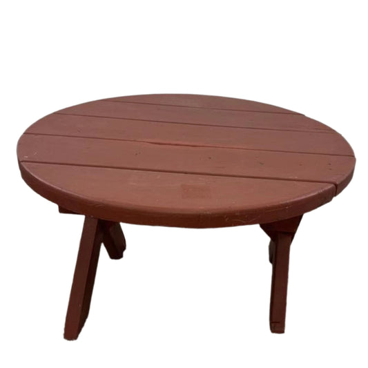 Red Outdoor Conversation Table