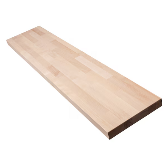 4-ft x 10-in x 1.5-in Birch Wood Butcher Block Countertop