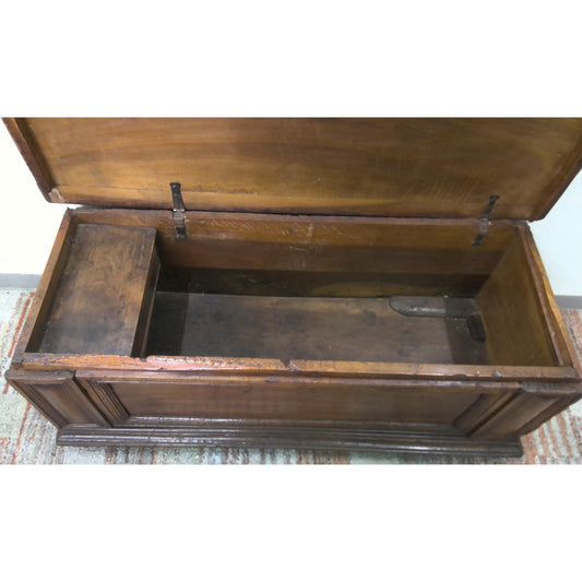54" Antique Circa 1700 Italian Walnut Cassone