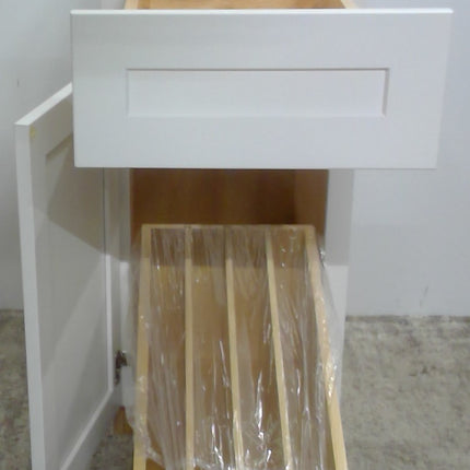 15" White Base Cabinet