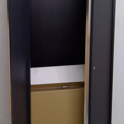 30" Black and Gray Steel Storage Locker