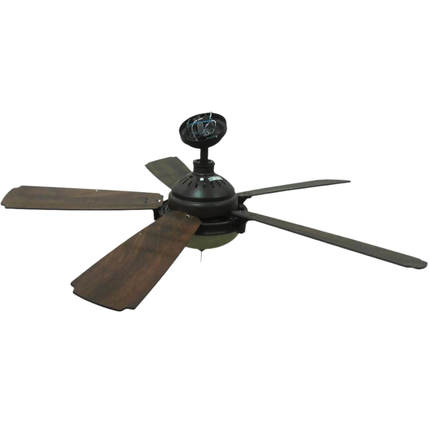 1-Light 5-Blade Bronze-Finished Ceiling Fan