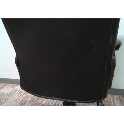 Brown Leather Swivel Executive Chair