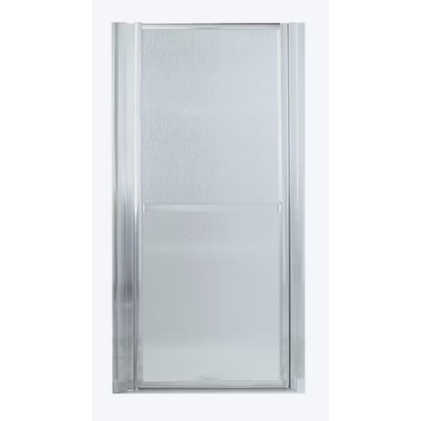 Sterling Finesse Silver 65.5-in Framed Hinged Shower Door