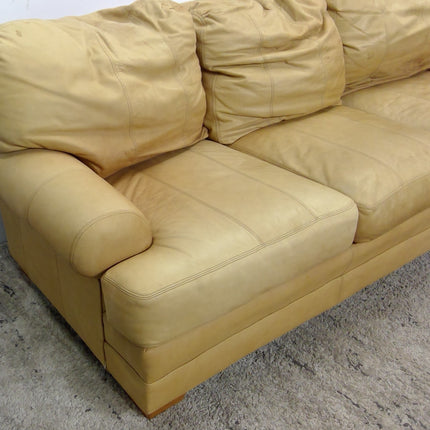 85" Leather Sofa