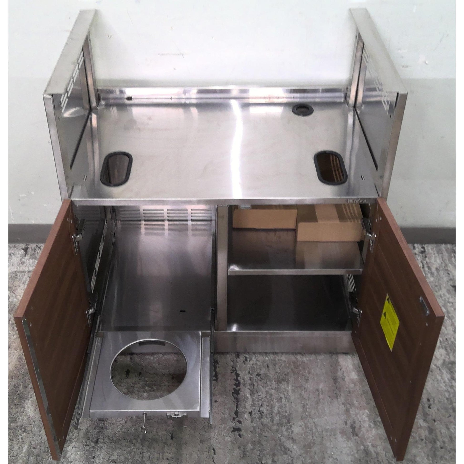 Stainless Steel 33-in W Grill Cabinet