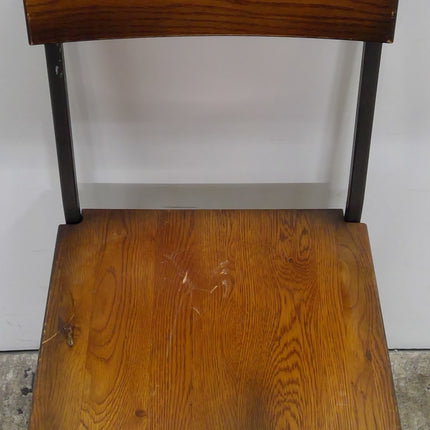 Wood and Metal Dining Chair