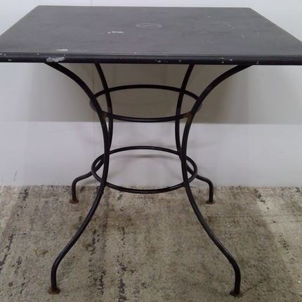 30" Square Metal Cafe Table
