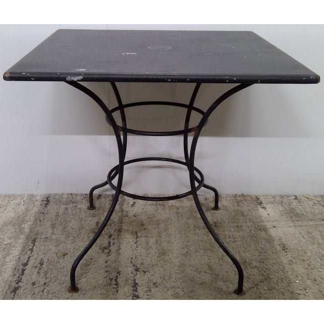 30" Square Metal Cafe Table