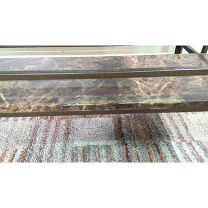 Faux Marble Bar Table