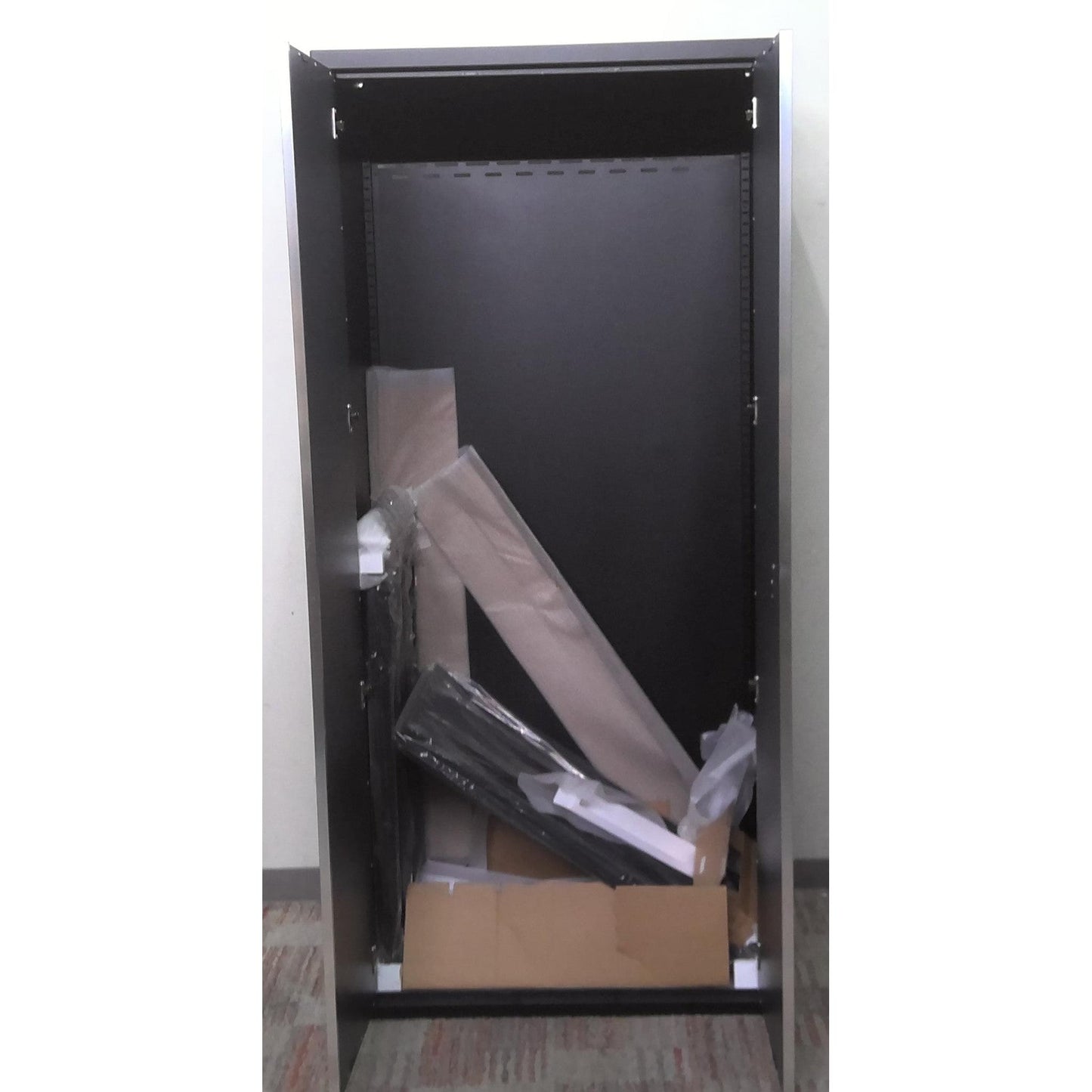 36" x 80" Black and Gray Multi-Use Steel Storage Locker