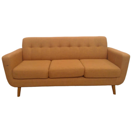 86" Orange Sofa