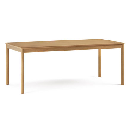 78" - 97.5" Extendable Dining Table - White Oak