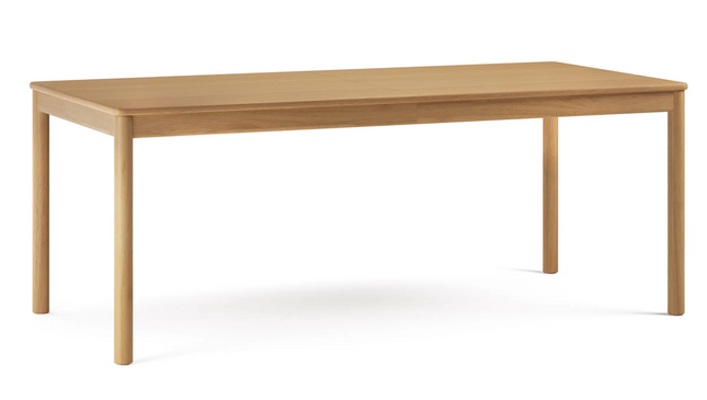 78" - 97.5" Extendable Dining Table - White Oak