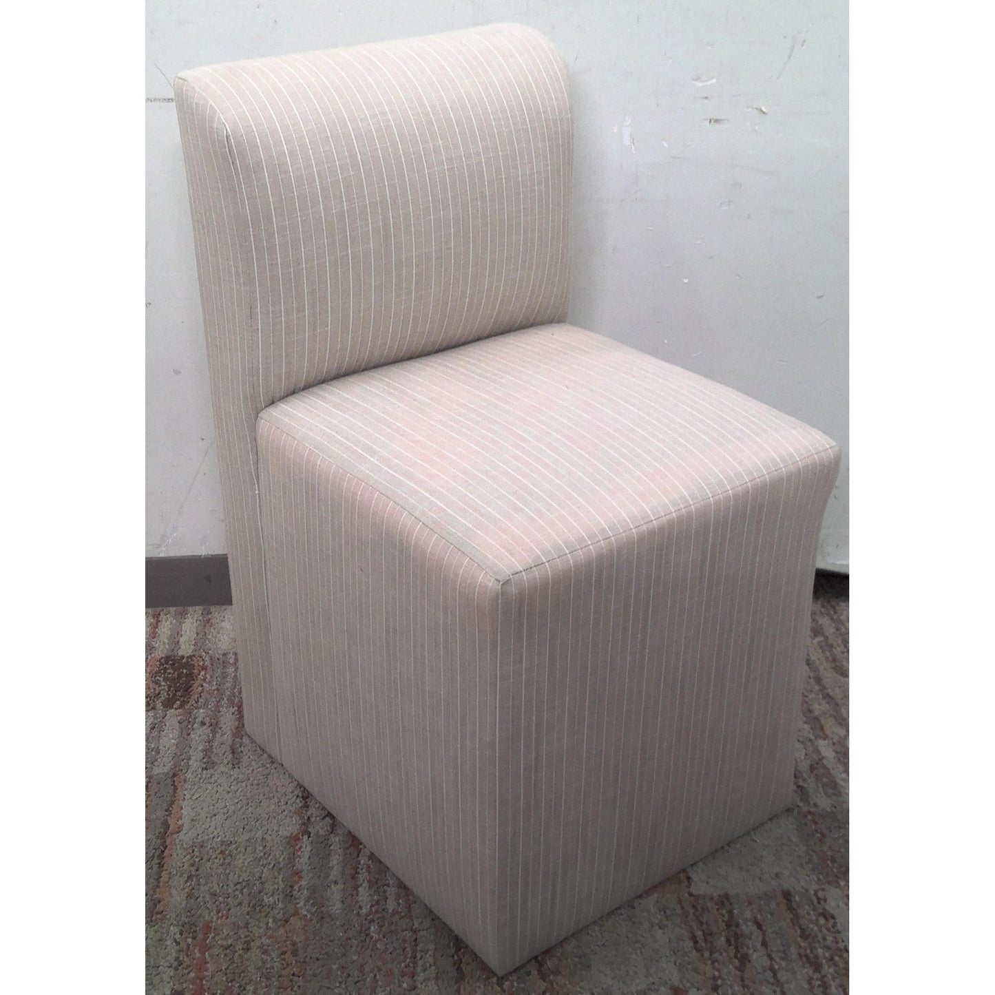 Striped Armless Chair