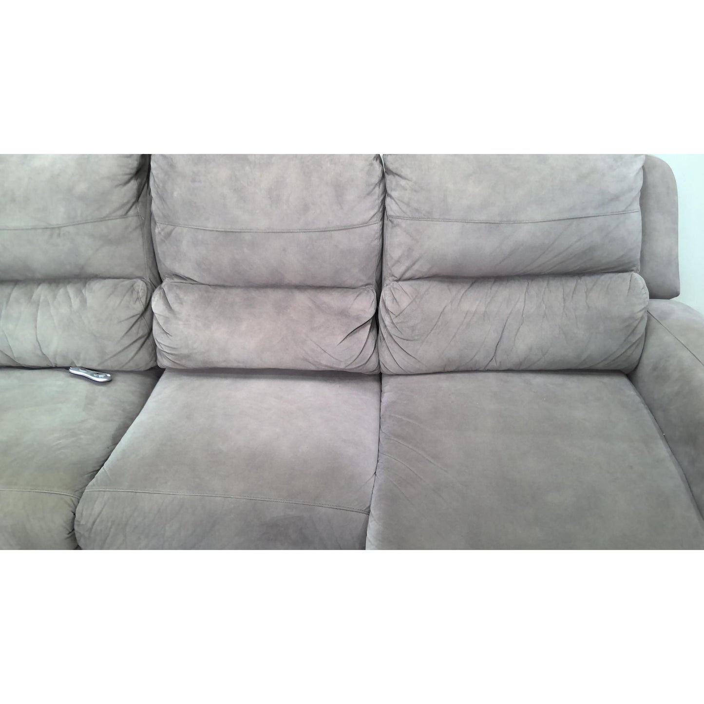 Gray Power Recliner Sectional Sofa