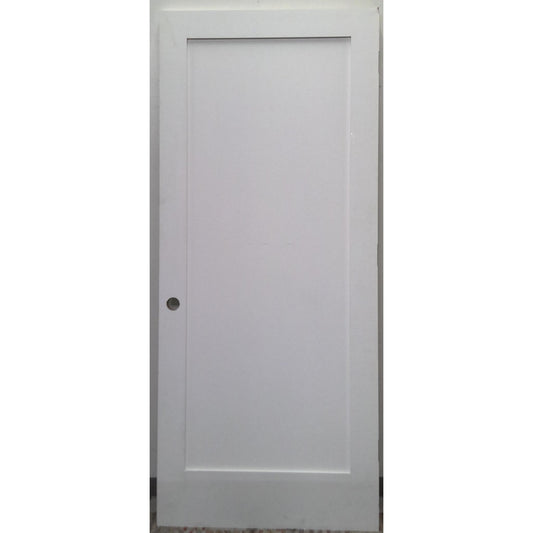 36" x 84" White Single-Panel Door