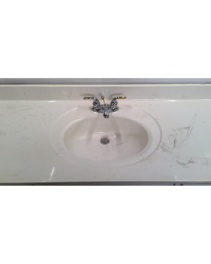 56" White Vanity