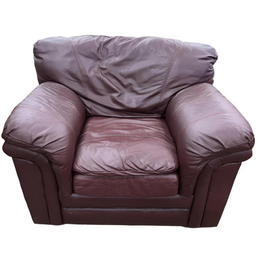 Burgundy Armchair