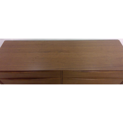 6-Drawer Walnut Double Dresser