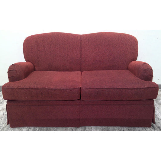 60" Red Loveseat