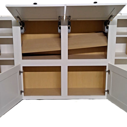 93" x 39" White Upper Cabinet